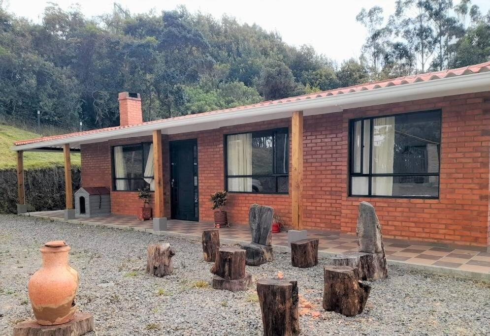 Hermosa Casa Campestre Moderna "Rancho La Marina" Chiquinquirá 外观 照片